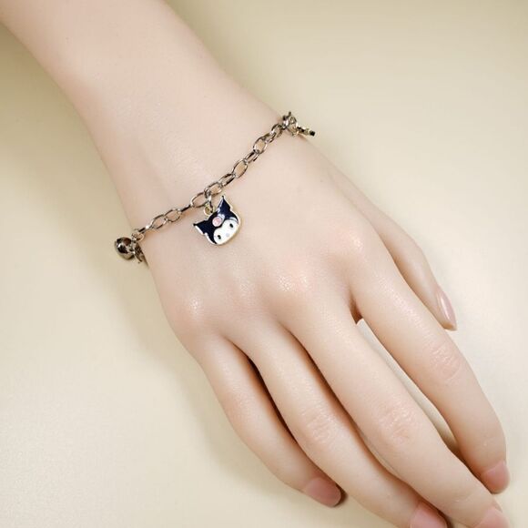 Brand New Sanrio Kuromi Silver Bracelet #1 - Picture 6 of 7